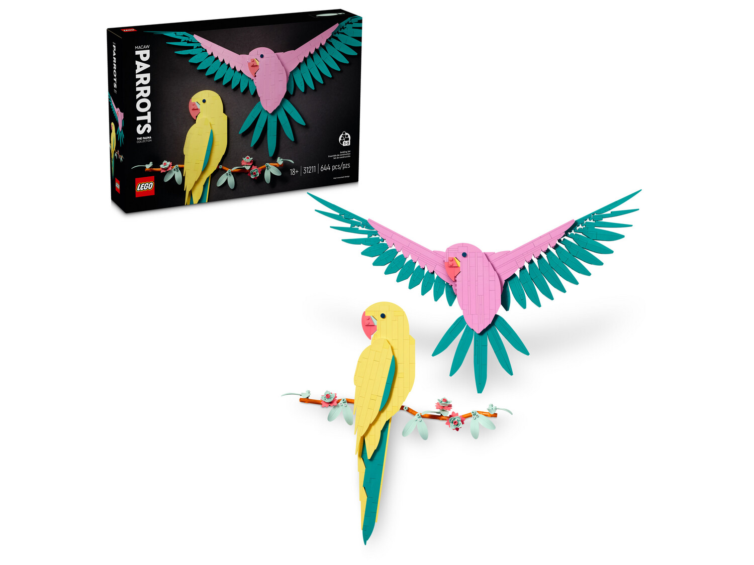 LEGO Art 31211 Animal Collection - Ara Parrots