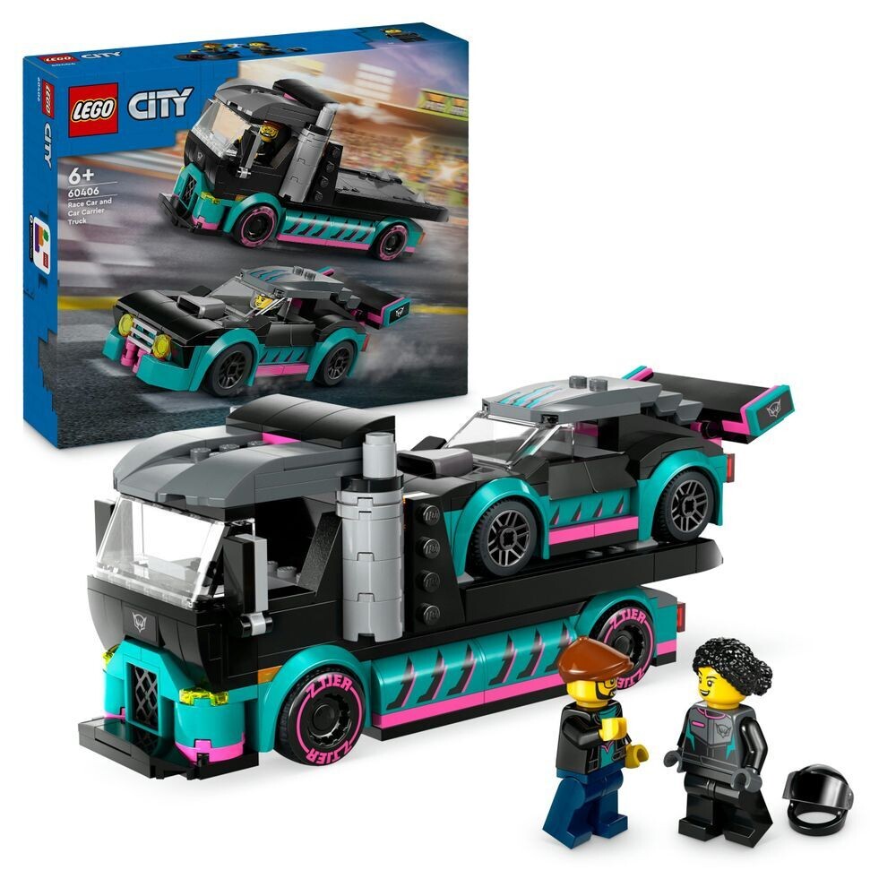 LEGO City 60406 Race Car and Transporter