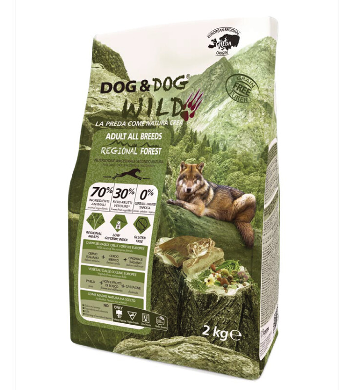 Gheda Dog&amp;Dog Wild REGIONAL Forest - Adult all breeds 2kg