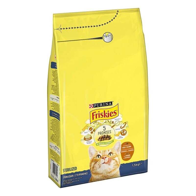 Friskies Sterilized Turkey and Vegetables1.5 Kg 1500g Purina