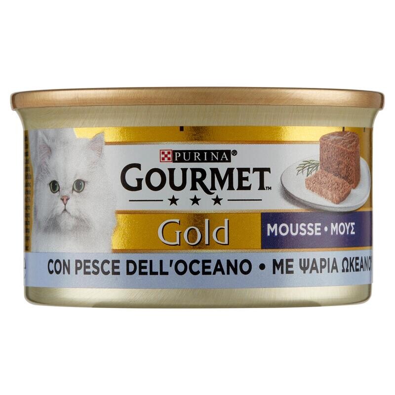 Can Cat Gourmet GOLD MOUSSE WITH OCEAN FISH 85g