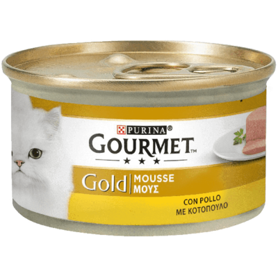 Can Cat Gourmet GOLD MOUSSE WITH CHICKEN 85g