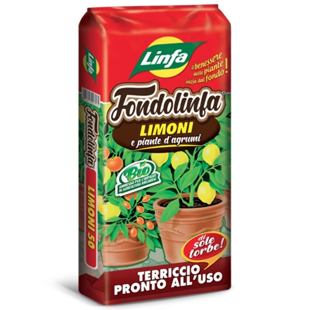 Linfa READY-TO-USE SOIL FOR LEMONS AGRUMES 10 Liters