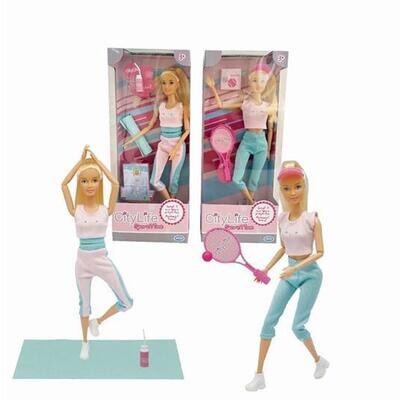 City Life - Sport Time fashion doll with accessories