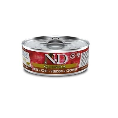 Farmina N&amp;D Cat Quinoa Venison &amp; Coconut 80 Gr