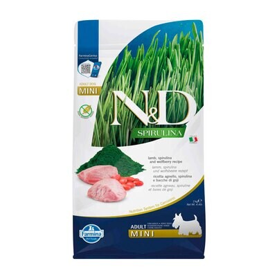 Farmina N&amp;D Spirulina Lamb Adult Mini 2 Kg