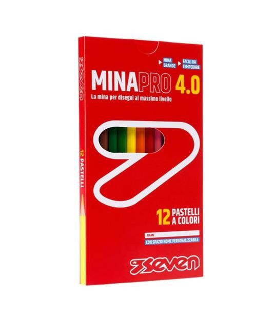 Seven Mina 4.0 Crayons - Box 12 Colors