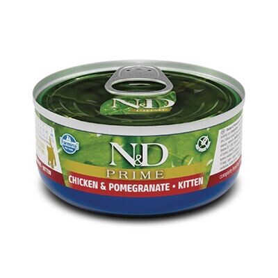 Farmina N&amp;D Cat Prime Chicken &amp; Pomegranate Kitten 80 Gr
