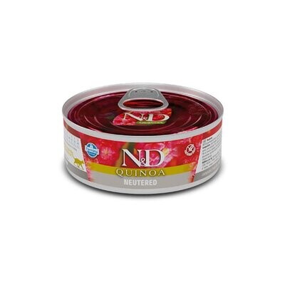 Farmina N&amp;D Quinoa Cat Neutered Pork 80 Gr