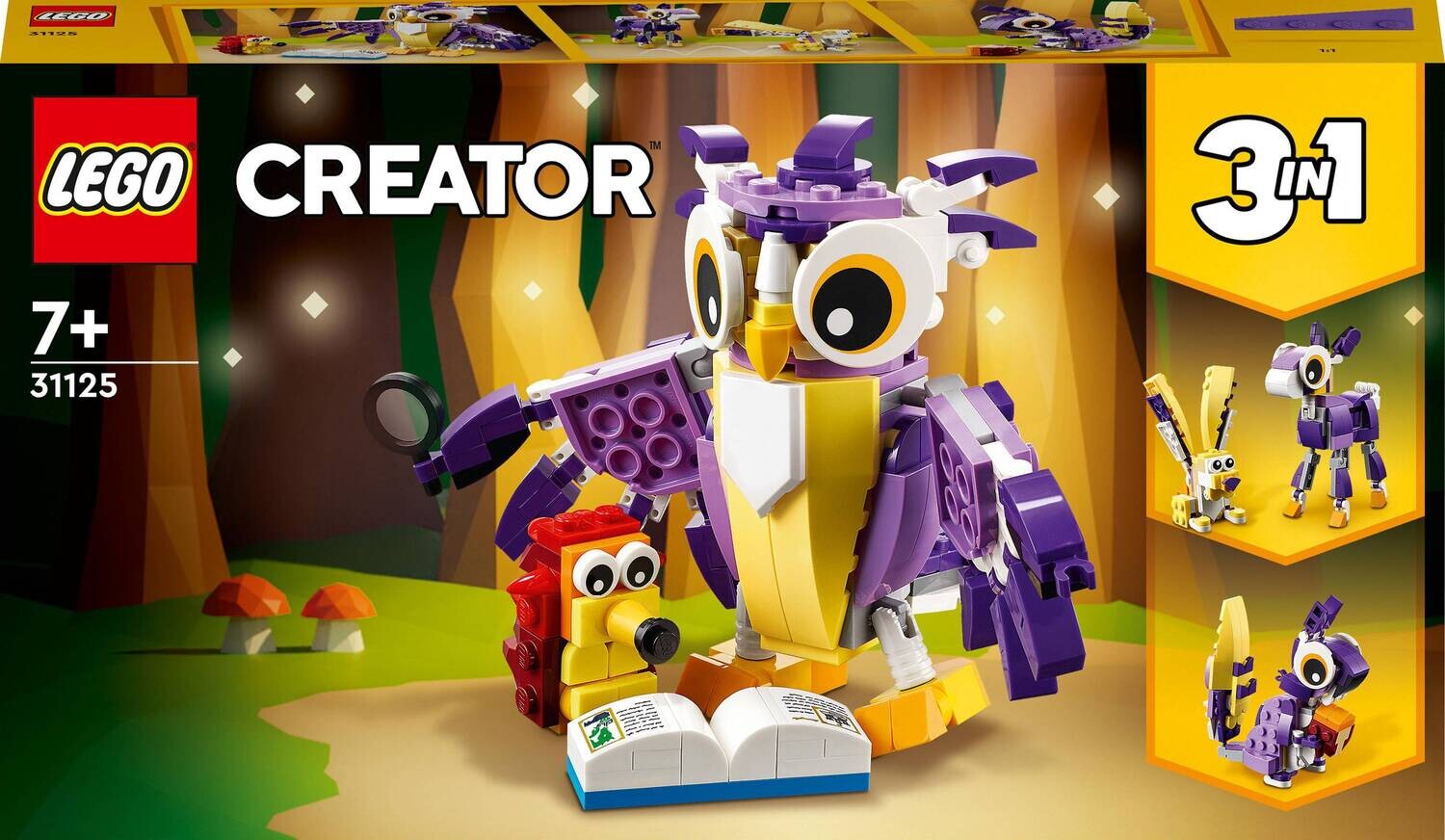 LEGO Creator 31125 3in1 Fantasy Forest Creatures