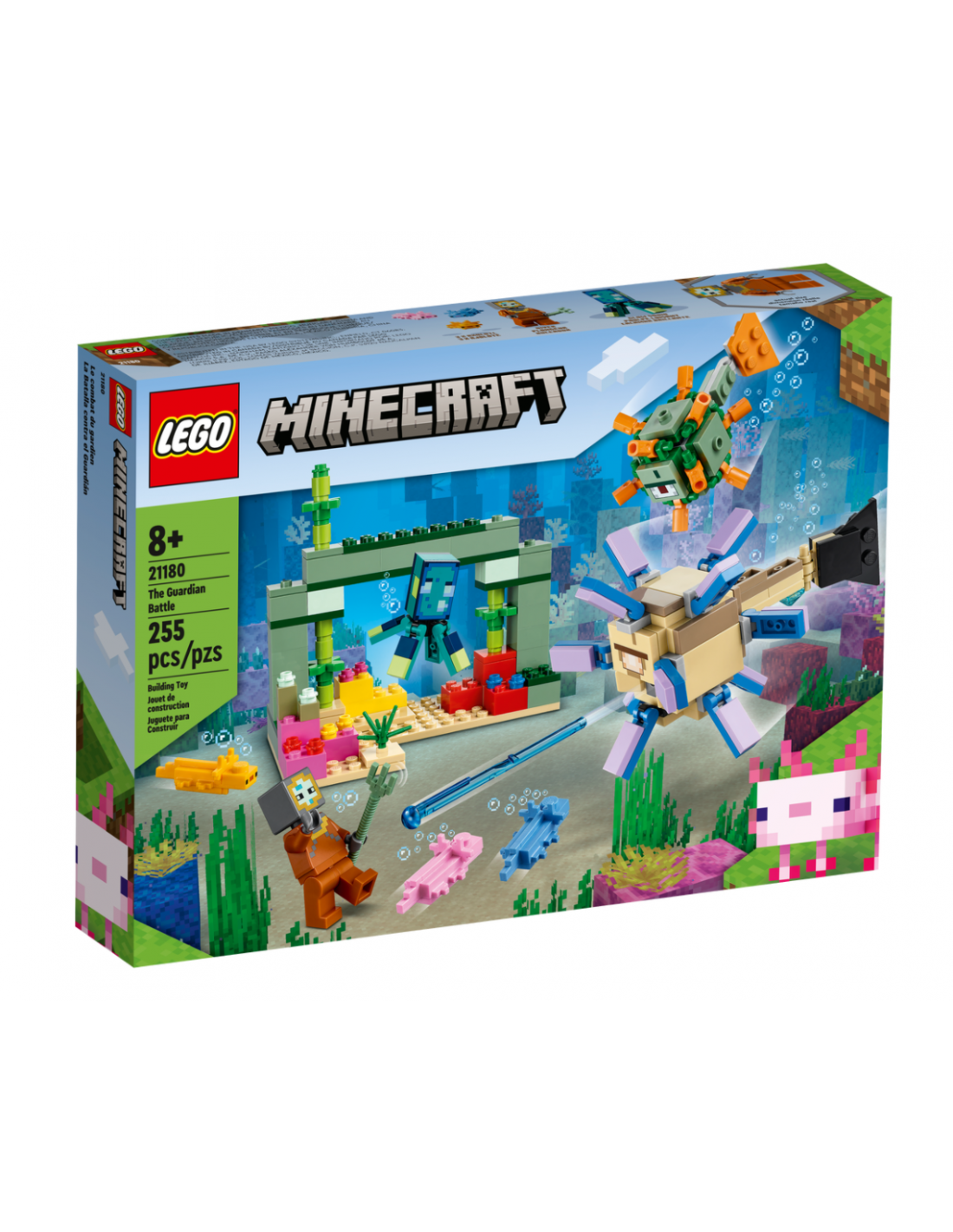 LEGO Minecraft 21180 The Battle of the Guardian, Underwater Adventure