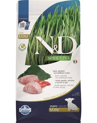 Farmina N&amp;D Spirulina Lamb Puppy Mini 2 Kg