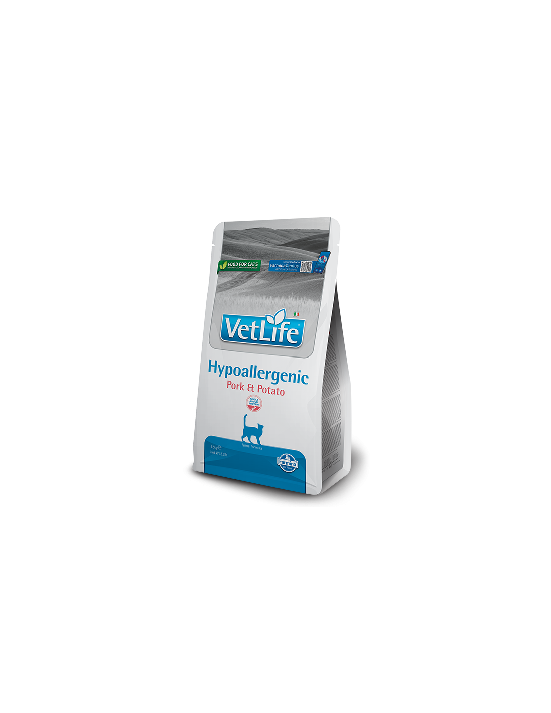 Farmina Vet Life Natural Hypoallergenic Pork &amp; Potato Feline 1.5 Kg