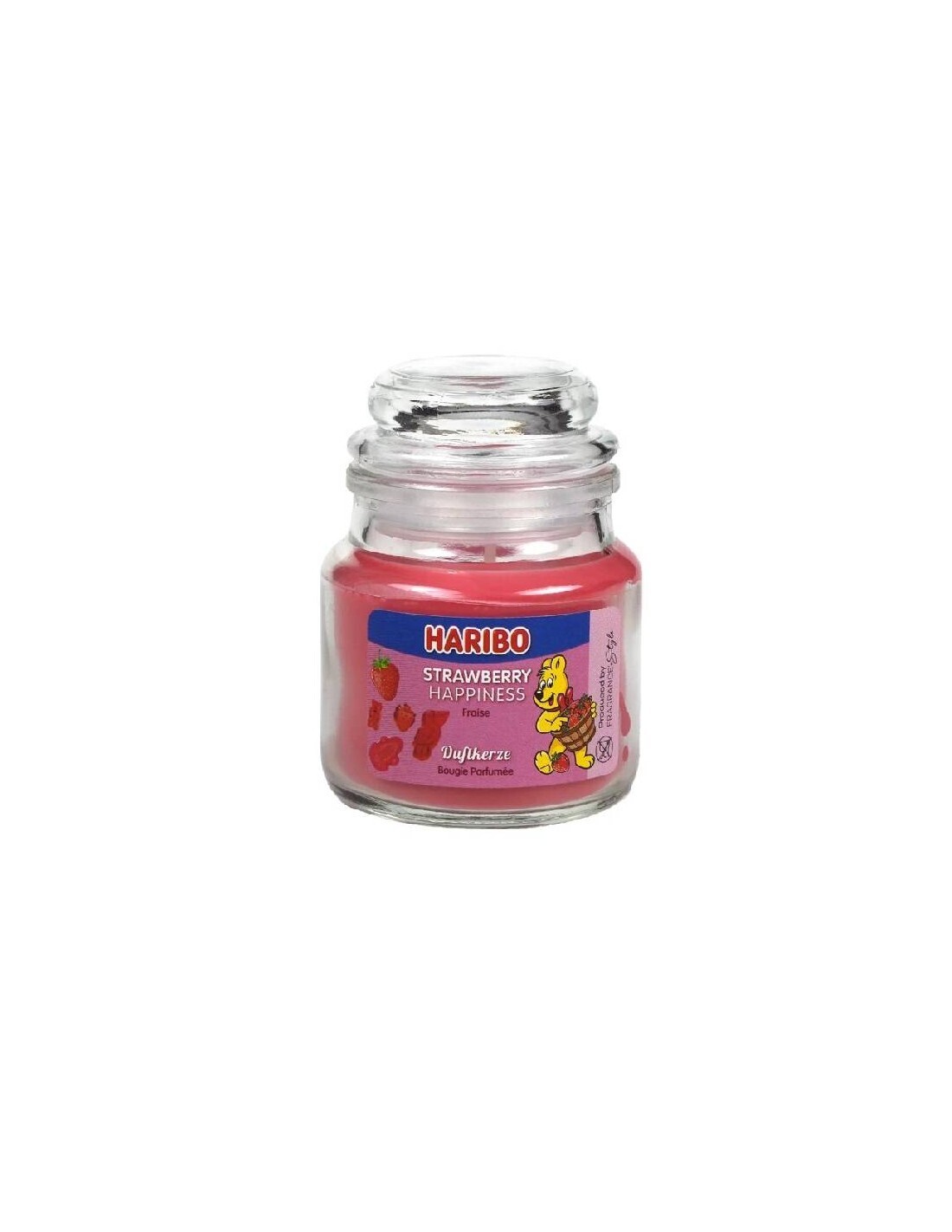 Haribo Strawberry Happiness Scented Candle 85g