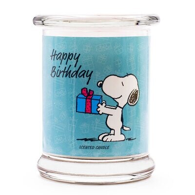 Peanuts &#39;Happy Birthday&#39; Scented Candle - 250gr