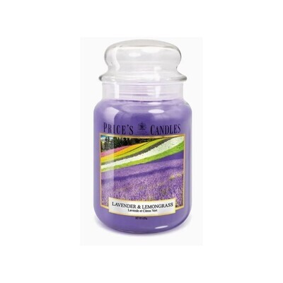 Price&#39;s Candles Giara Grande Lavender &amp; Lemongrass 1064g