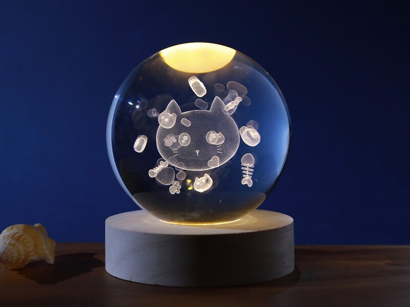 Lamp Large Sphere Cat - Total Juggling
