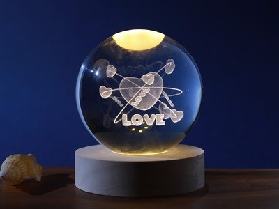 Follow Your Heart Large Sphere Lamp - Total Juggling