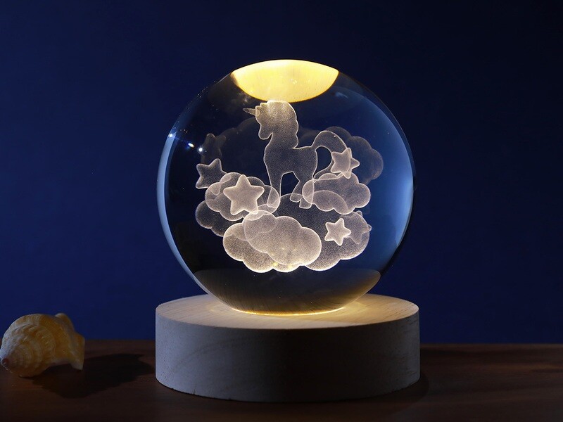 Large Sphere Lamp Unicorn - Total Juggling