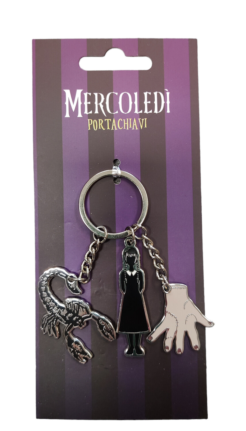 METAL KEYCHAIN WEDNESDAY