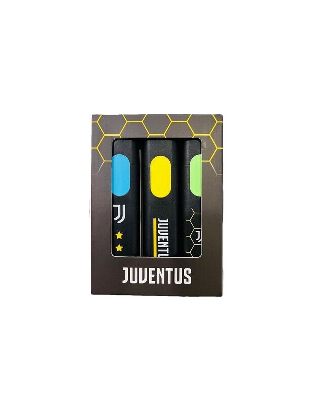 SET 3 EVIDENZIATORI JUVENTUS STATIONERY MISMATCH