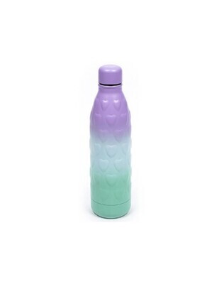 THERMAL BOTTLE TRI-COASTAL Pastel Colors and Hearts