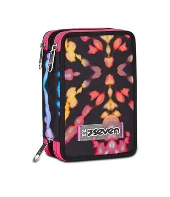 seven® 3-zip pencil case - MULTI-SHADE GIRL