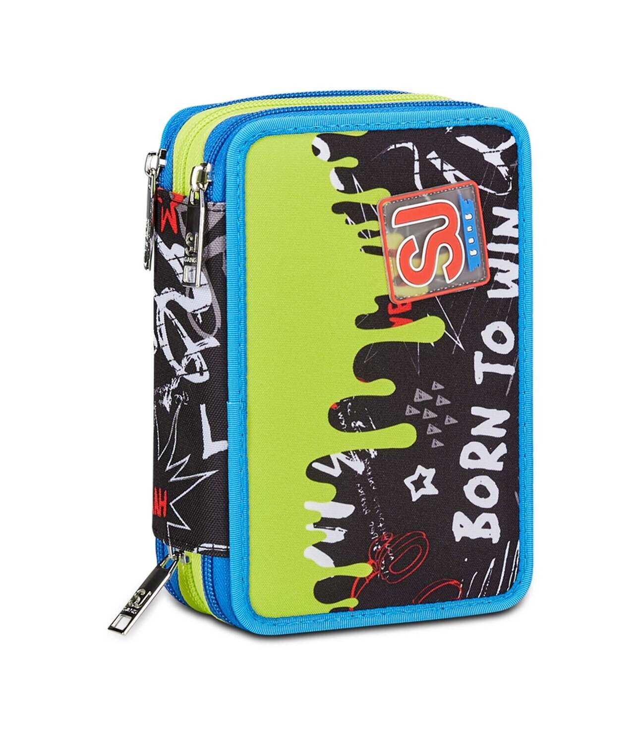 3 ZIPPER SJ CASE - BORN TO FUN