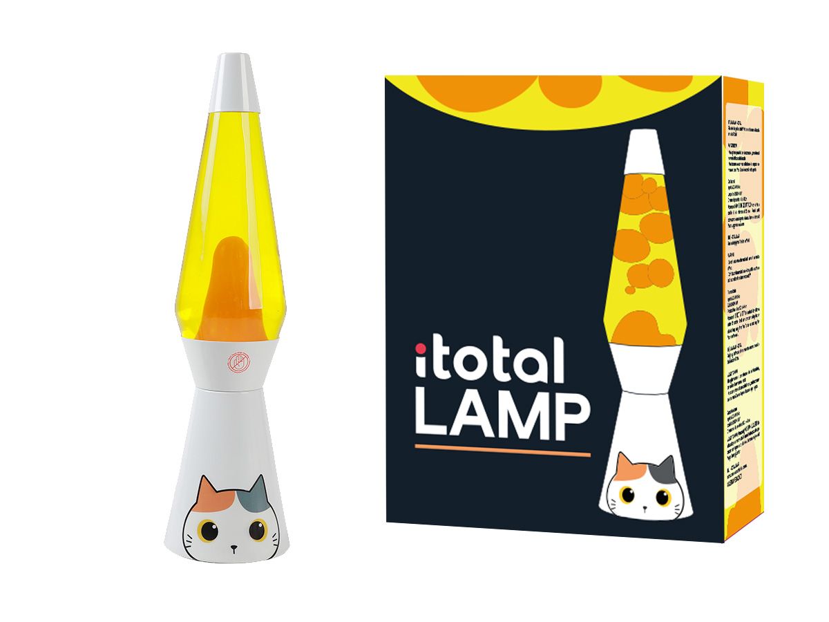 Lava lamp 36 cm ORANGE CAT - Total Juggling cod XL2806