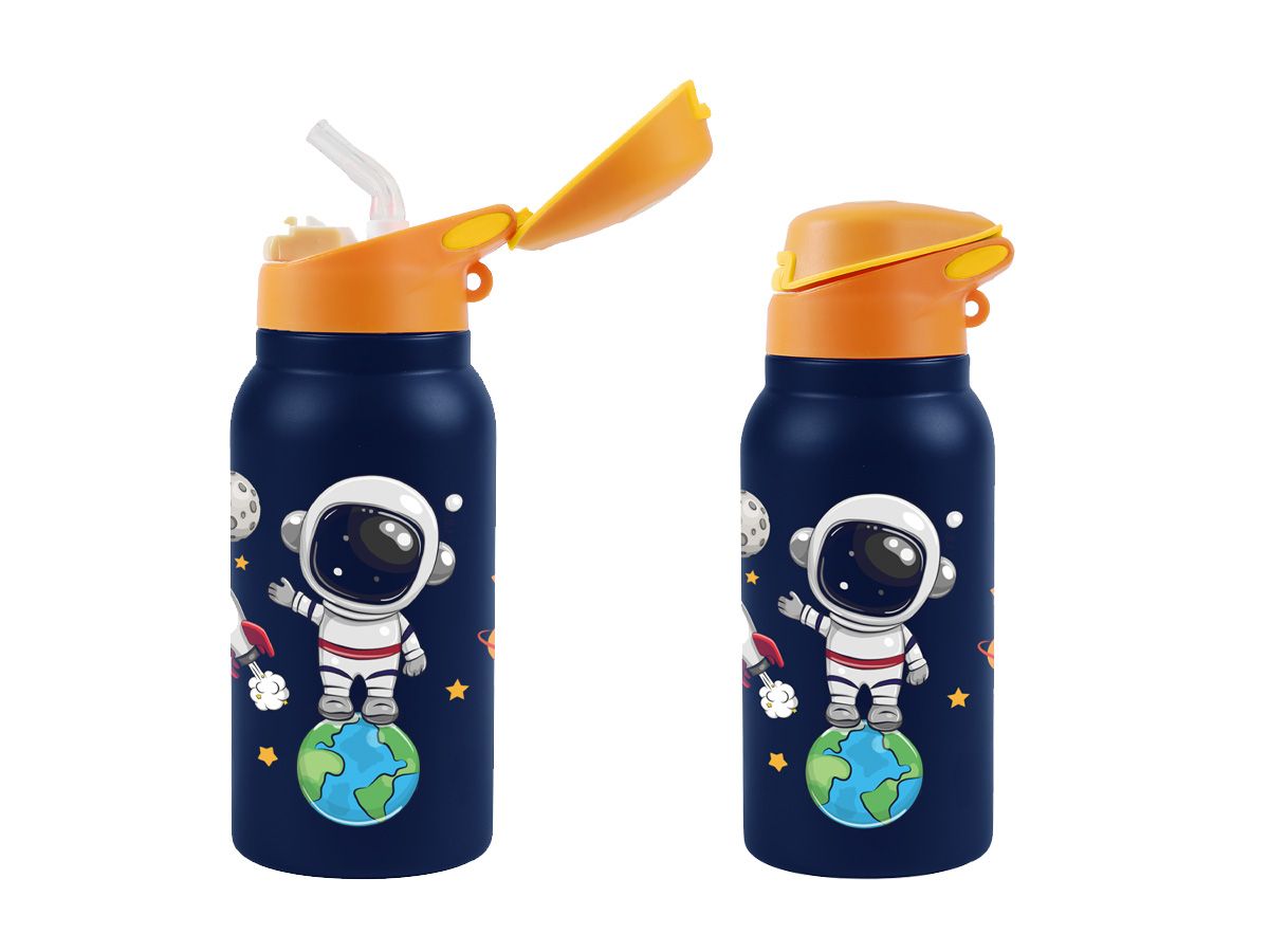 Astronaut 350 ml Thermal Water Bottle with resealable cap - Total Juggling