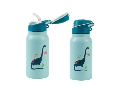 Dino Kids 350 ml Thermal Water Bottle with resealable cap - Total Juggling