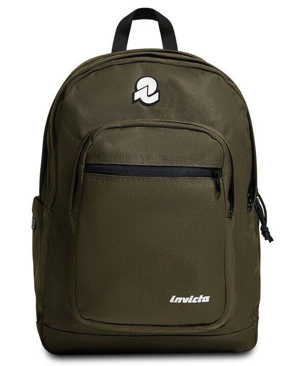 INVICTA JELEK PLAIN SCHOOL BACKPACK - MILITARY GREEN