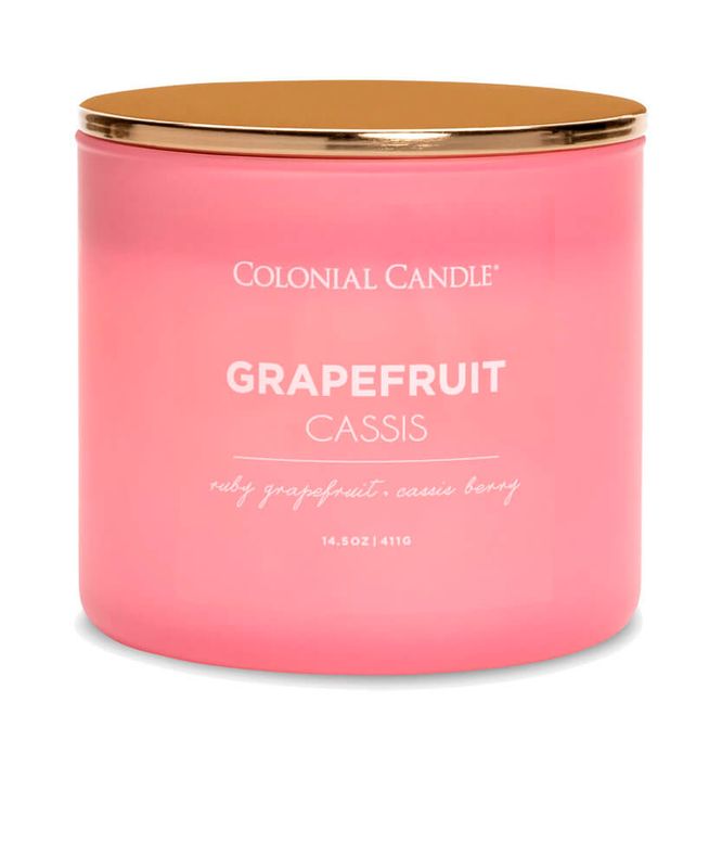 Colonial Candle - Pop Of Color - Grapefruit Cassis