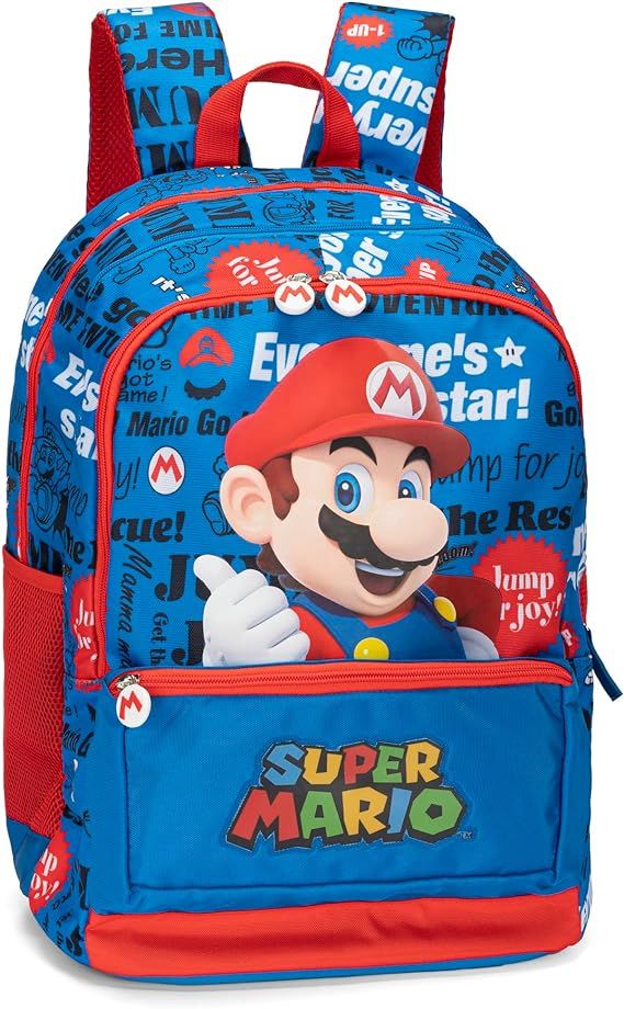 Super Mario Bros - Organized Multi Compartment Backpack