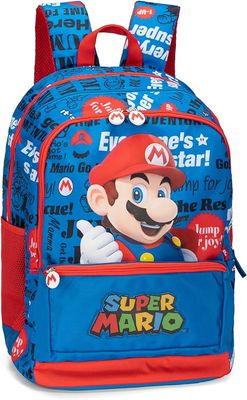 Super Mario Bros - Organized Multi Compartment Backpack