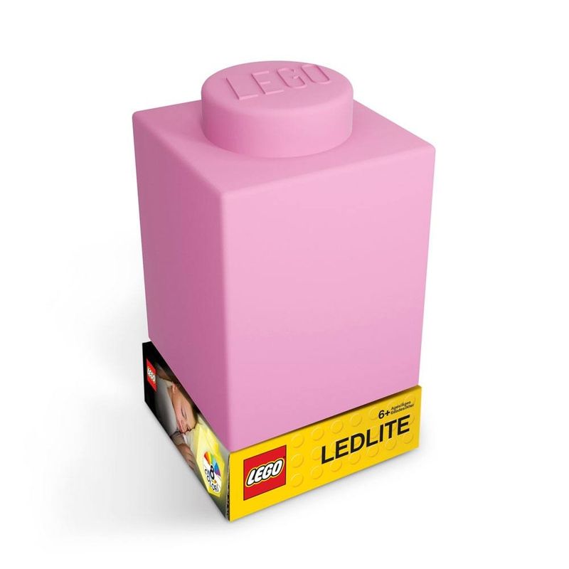 Lego - Silicone LED Night Light - Pink