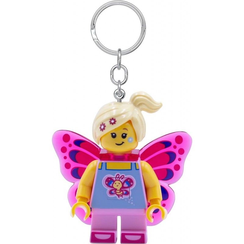 Lego - BUTTERFLY GIRL - KEYCHAIN WITH LED TORCH