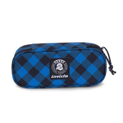 Lip Pencil Bag fant Invicta Blue Plaid