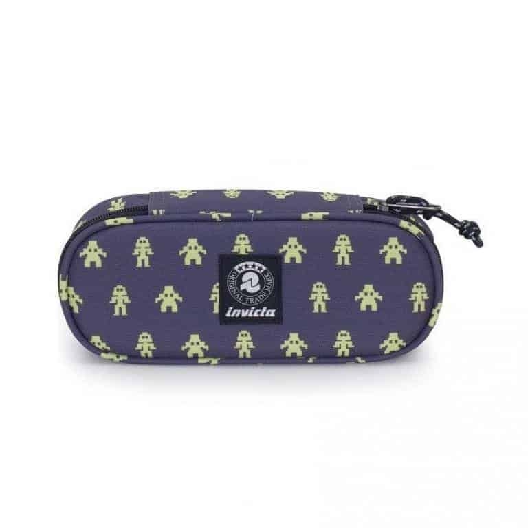 Invicta LIP PENCIL BAG Boy Grey Yellow