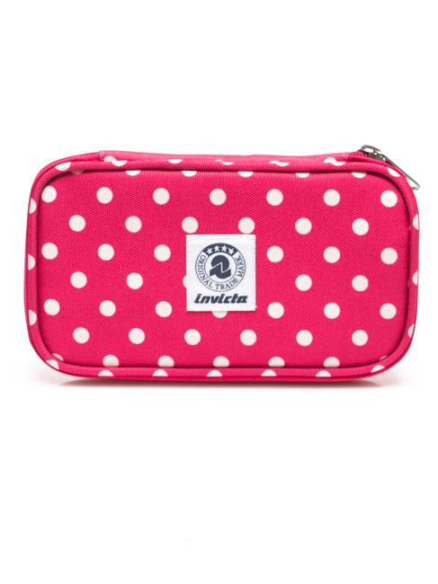 INVICTA FLAT PENCIL BUST Zip Pouch - Polka Dot