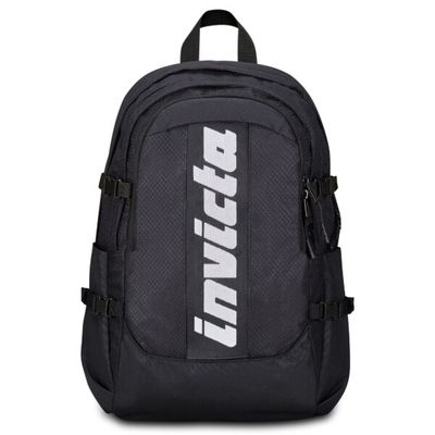 InvictAct Plus Invicta Jet Black Fiber Optic Backpack