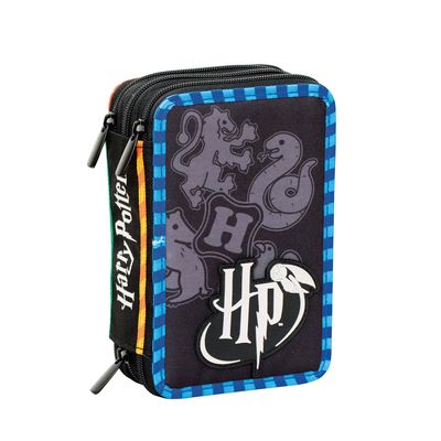 Harry Potter 3-Zip School Pouch