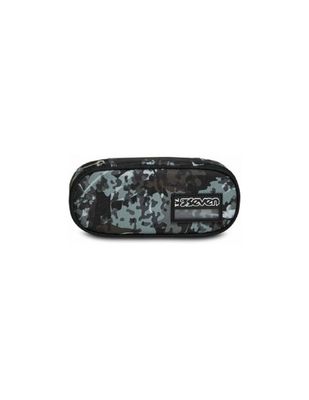 SEVEN 7.1 OVAL PENCIL CASE - FREETHINK BOY MILITARY GREEN