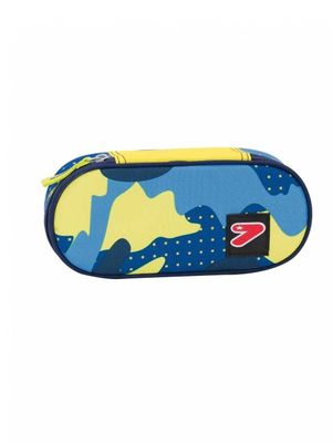 SEVEN ROUND PLUS PUCKET The Double Project - Camouflage Blue and Yellow
