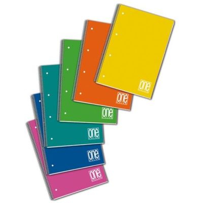 Spiral Notebook A5 One Color PPL perforated (80 gr) - 5M ruled - 80 sheets