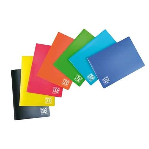 Maxi One Color A4 staple notebook - PPL - 80g - 0Q ruled - 20+1 ff