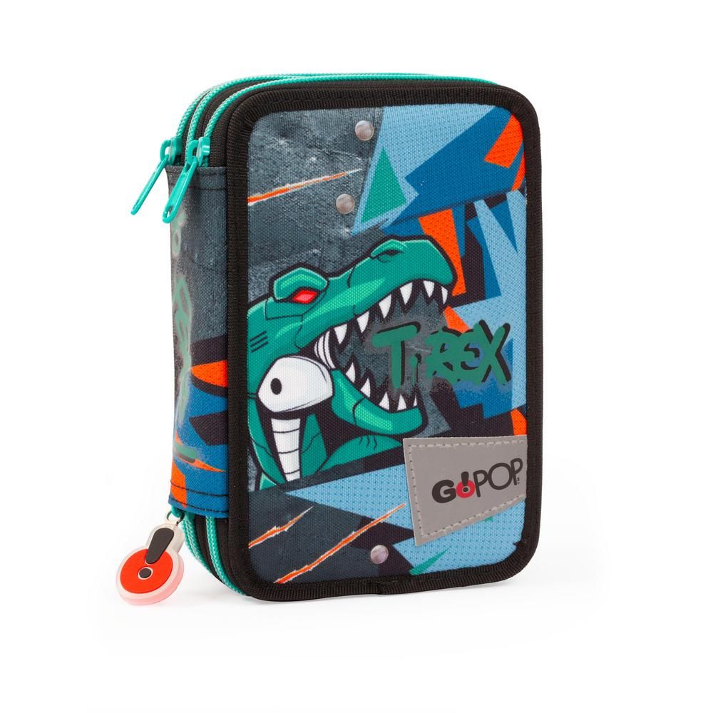 GoPop Astuccio Triplo T-Rex