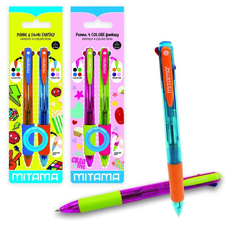 Set 2 Pens 4 Colors Fantasy Mitama