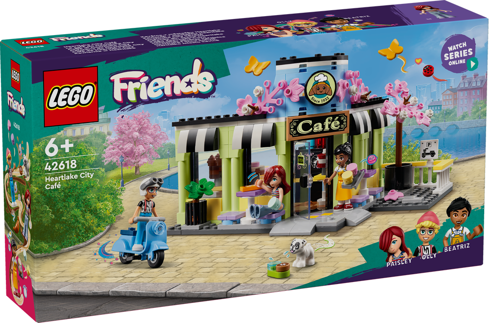 LEGO FRIENDS COFFEE SHOP IN HEARTLAKE CITY 42618