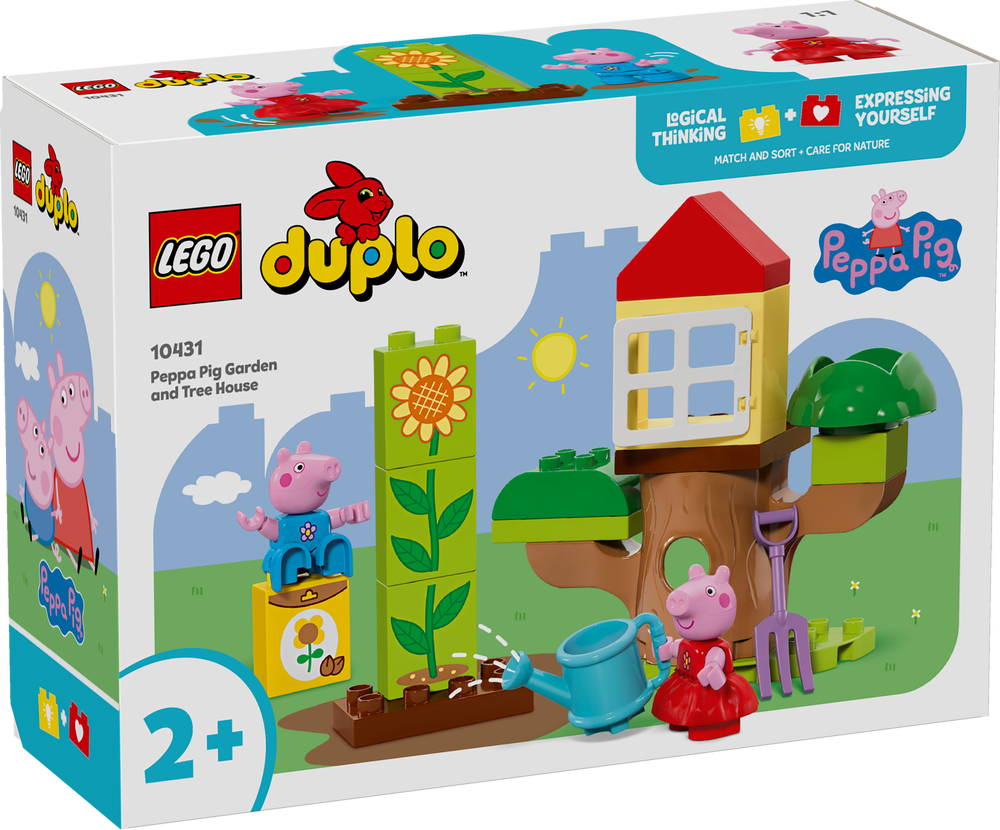 LEGO DUPLO THE GARDEN AND PEPPA PIG&#39;S TREE HOUSE 10431
